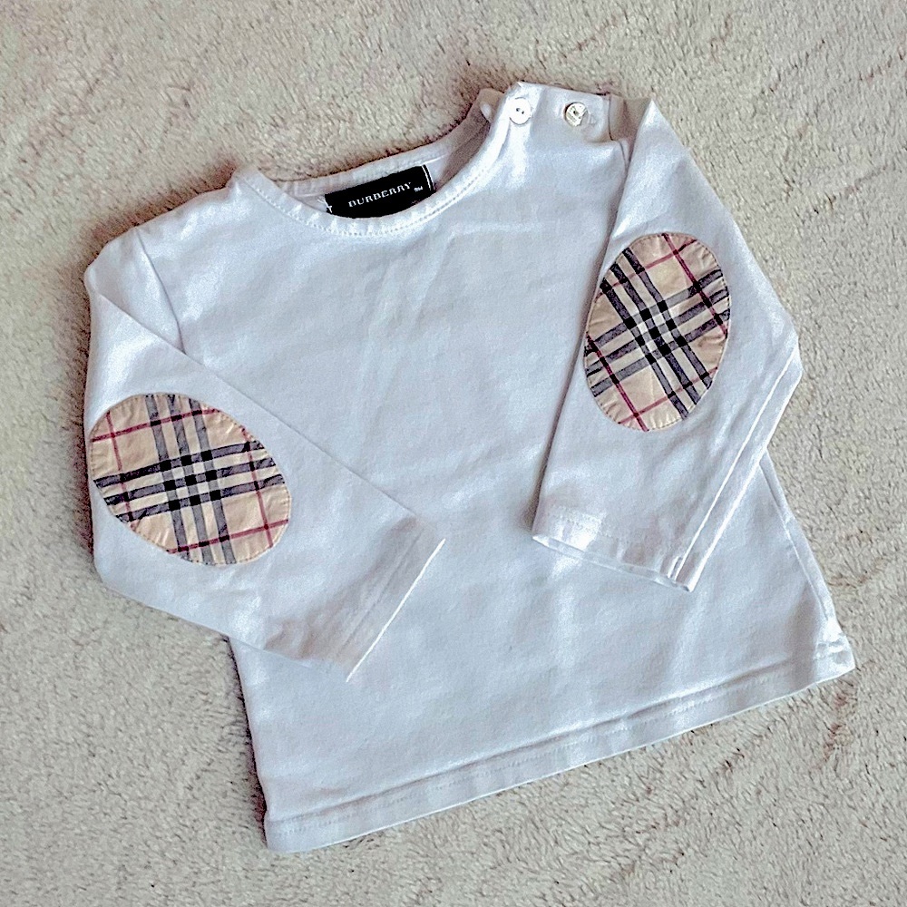 Burberry Long Sleeve w Elbow Patches